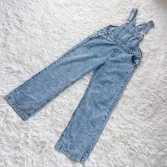 ウィゴー/デニムサロペット/オーバーオール/M/ライトブルー/ワイド/綿100%