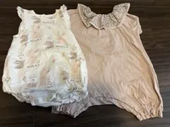 値下げ！２点セット　ロンパース　70-80
