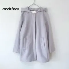archives アルシーヴ ダッフルコート　アウター　フード取り外し可◎