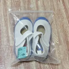 【未使用品】上履き　上靴　17cm　ブリーズ　BREEZE　ホワイト/ブルー