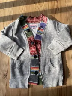 FITH フィスDENIM DUNGAREE カーディガン　キッズ　100