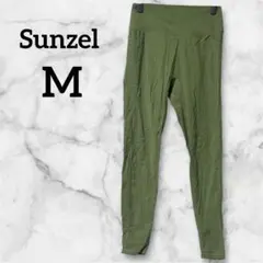 Sunzel 【M】ヨガパンツ オリーブグリーン エクササイズピラティス
