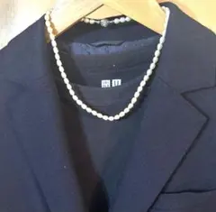 淡水パール ネックレス SILVER刻印 本真珠 上品 冠婚葬祭 フォーマル