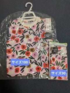 【UNIQLO/ユニクロ】マリメッコ 半袖 Tシャツ ＆ レギンスセット　新品