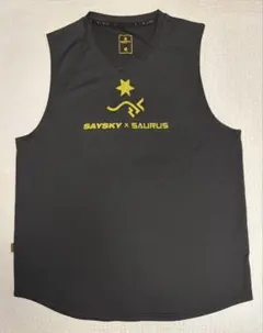 【Mサイズ】SAYSKY x SAURUS ノースリーブシャツ 黒