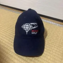 BEAMS GOLF キャップ ネイビー ウール混のサムネイル