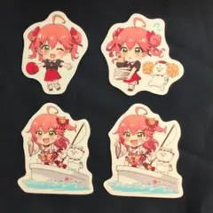 【美品】さくらみこ スシロー コラボピック 3種 4枚セット