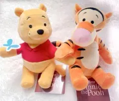 【値下げ】くまのプーさん ぬいぐるみ なかよしVer. プーさん&ティガー