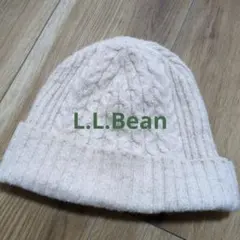 L.L.bean ニットキャップ　アイボリー
