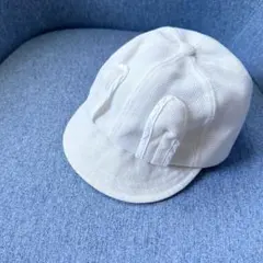 【プティマイン】うさぎ耳　白　キッズ52cm 帽子　キャップ　かわいい　3-5歳のサムネイル