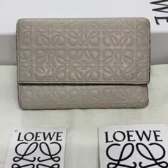新品同様‼️ 現行　ロエベ　LOEWE 財布　折り財布　アナグラム　リピートのサムネイル