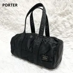 【廃盤品】PORTER タンカー ミニボストン ドラムバッグ ブラック/オレンジ