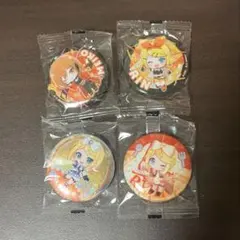 鏡音リン　MEIKO 缶バッジ　4個セット