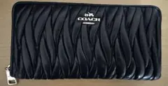 COACH ブラック レザー 長財布