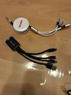 3in1充電ケーブル 充電ケーブル 2個