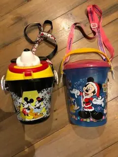 Disney ディズニー キャラクター ポップコーン入れ【20周年記念】