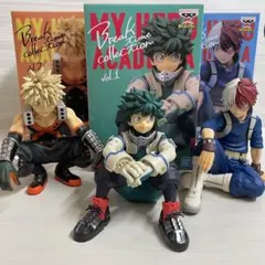 ヒロアカ フィギュア　Break time 緑谷/爆豪/轟