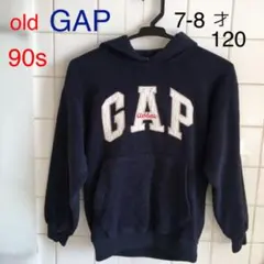GAP/90s  フード付きフリースパーカー，7-8才120サイズ