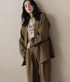 ローリーズファーム　ホップサックダブルジャケット