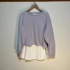 パープル スウェット