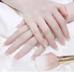 ナチュラルピンク フレンチネイル 24個セット