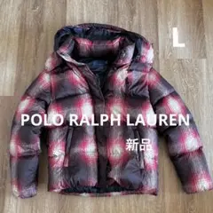 POLO ラルフローレン　ダウンジャケット　チェック　米国購入　新品