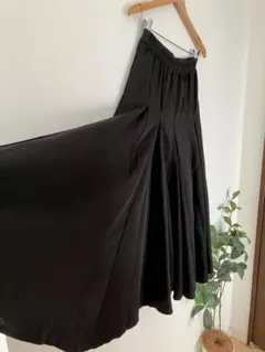 fifth フィフス プリーツフレアスカート ブラック