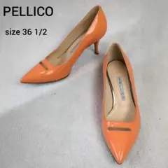 PELLICO ペリーコ アネッリ パンプス レザー オレンジ 36 1/2