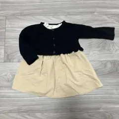 乳児幼児 ワンピースとボレロセット 80,90