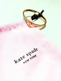 Kate Spade ケートスペード ゴールド/ホワイト バングル