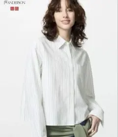 ユニクロ　オックスフォードシャツ　JW ANDERSON ストライプ