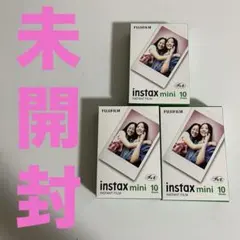 【新品・未使用】富士フィルムinstax 10枚入 INSTAX MINI 3個