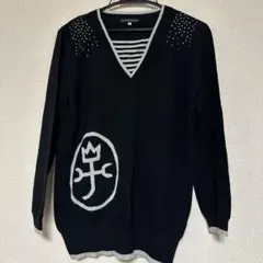 CASTELBAJAC 長袖ニット 42サイズ ブラックのサムネイル