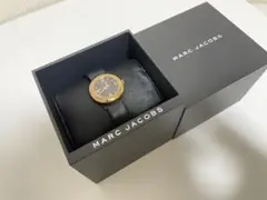 MARC JACOBS アナログ時計 ブラック ゴールド