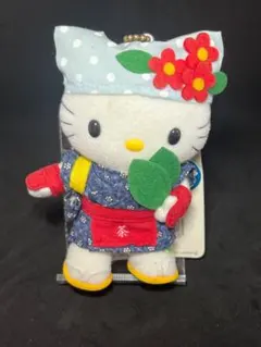 ご当地キティ　静岡限定　ハローキティ　ぬいぐるみ　キティ　茶摘み　静岡