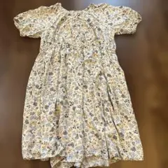 UNIQLO 花柄 半袖ワンピース 140