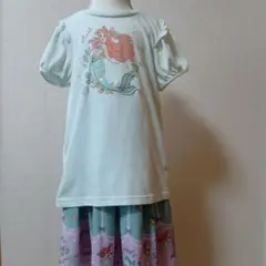 anyFAM✕リトル・マーメイド Tシャツ＆スカートセット（130cm）