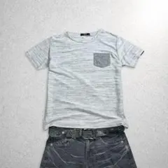 y2k textured pocket tee grunge archive