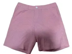 23区GOLF ショートパンツ サイズ：70 ゴルフウェア チェック柄ピンクのサムネイル