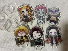 鬼滅の刃 無限列車編ガチャアクリルスタンド6個セット