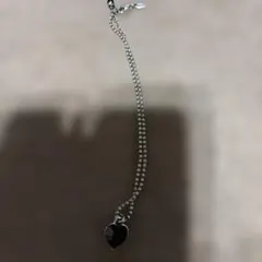 J&R ハートモチーフ ネックレス ブラックストーンのサムネイル