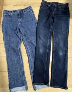 ボトムス デニム パンツ ジーンズ BEAMS UNIQLO 2点セット