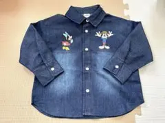 新品 リトシー ミッキー ミニー デニムシャツ