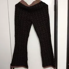 ViS 幾何学模様 ワイドパンツ