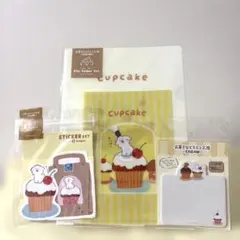 【新品・未使用】いぬ柄 クリアファイル＆付箋＆ステッカー 3点セットのサムネイル
