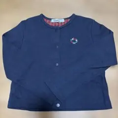 familiar ネイビー カーディガン 【120】