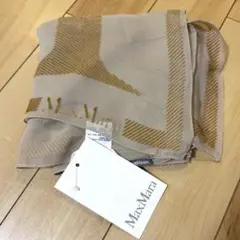 美品✨MAXMARA 白タグ 大判ストール シルク 70×194 シアー - メルカリ