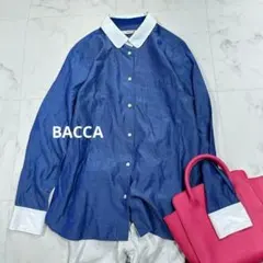BACCA バッカ クレリックシャツ 長袖 38サイズ Mのサムネイル
