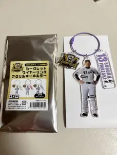シークレット優勝ロゴワイヤーアクリルキーホルダー 岩崎優 13
