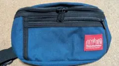 マンハッタンポーテージ　ボディバッグ　ウエストバッグ　青